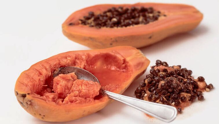 Papaya from the parasites